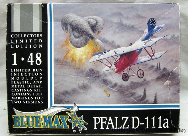 Blue Max 1/48 Pfalz D-111a (DIIIa) - JG II 1918 or Jastaschule Koblenz 1918 plastic model kit